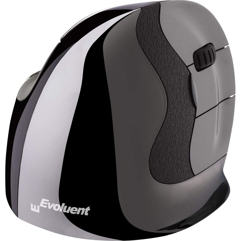 Evoluent VerticalMouse D Medium - Vertikale Maus - ergonomisch - Laser - 6 Tasten - kabellos - kabelloser Empfanger (USB)